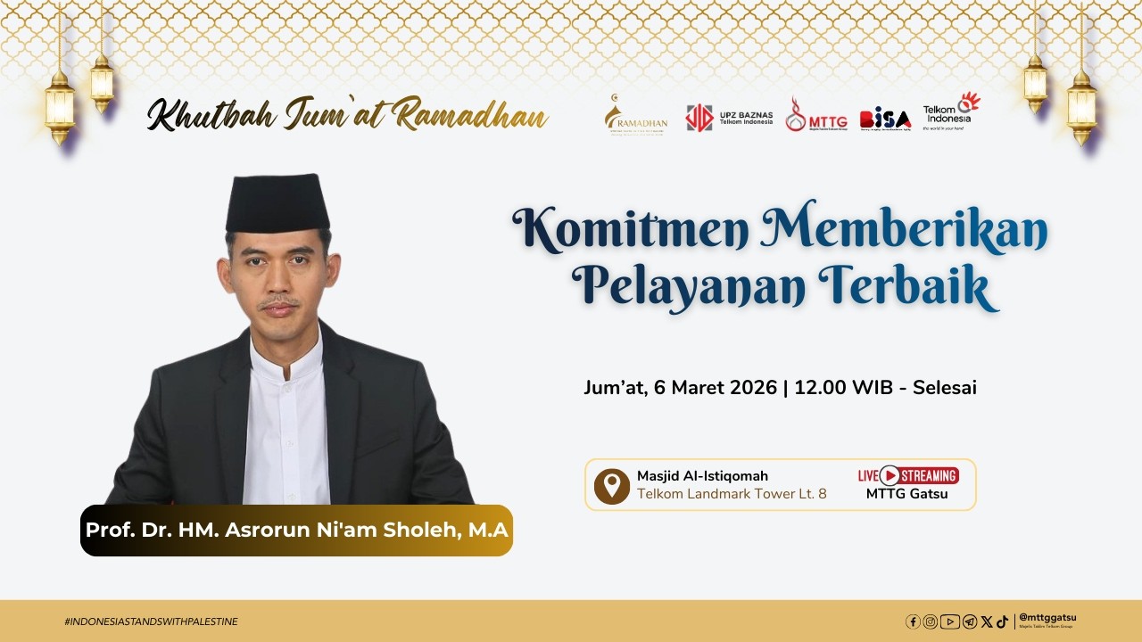 💻 [LIVE NOW]: KHUTBAH JUM'AT RAMADHAN 👤 Bersama: PROF. Dr. HM. ASRORUN NI'AM SHOLEH, M.A