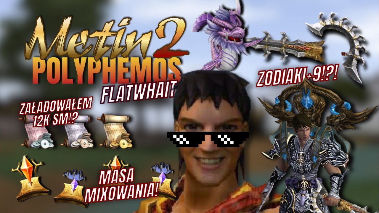 Metin2.pl Polyphemos #17 MIXOWANIE 6/7! 1000 Won&oacute;w w jednym odcinku! Ubieramy Ninje!