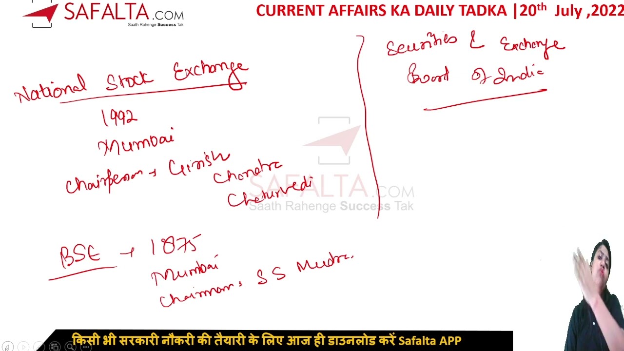 Daily Current Affairs & News analysis | 20 July 2022  | By Pratiksha Ma'am | Safalta Class