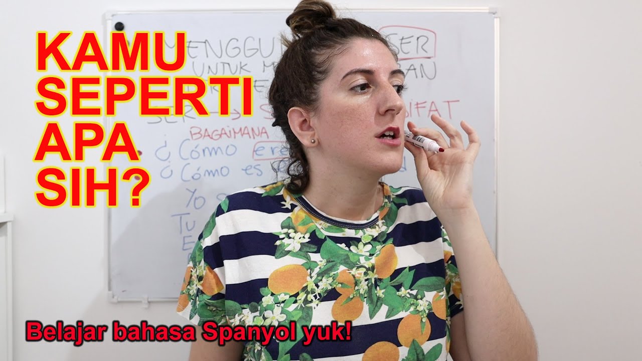 MENGGAMBARKAN DIRI KAMU SENDIRI PAKAI SER dan TENER || Describirse a uno mismo verbos TENER y SER