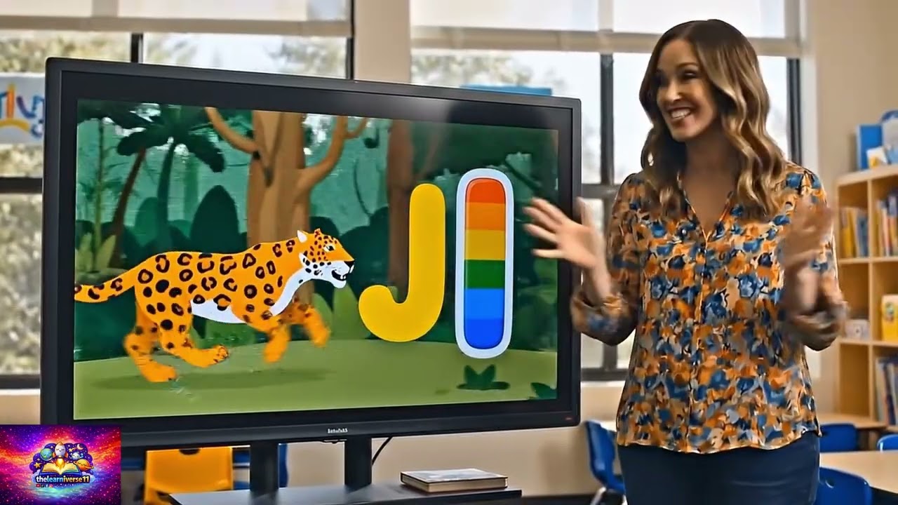 ABC Alphabets with Animals | Learn A–Z Letters for Kids 🐘🦁 | Fun & Educational