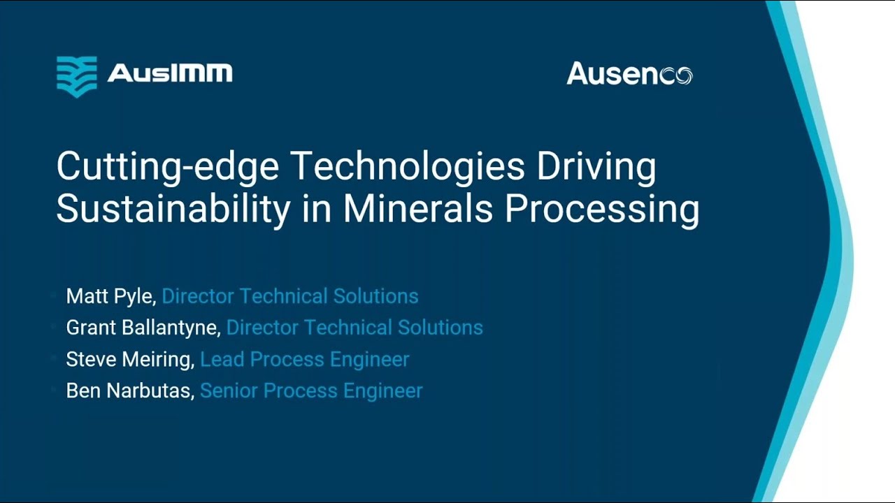 Cutting-Edge Technologies Driving Sustainability In Minerals Processing