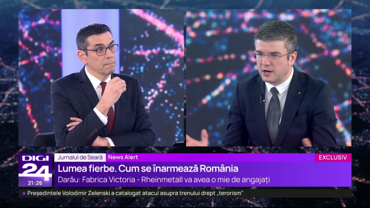 Ministrul Economiei, Irineu Darău, în direct la Digi24