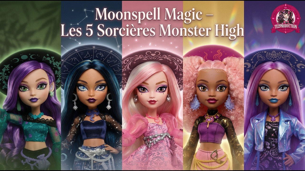 Moonspell Magic Monster High 2026   Découvrez les 5 Sorcières