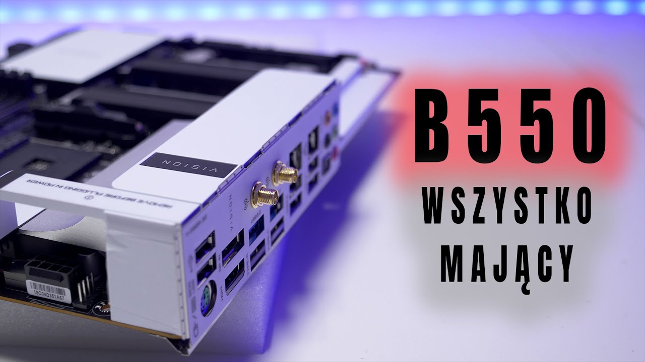 Gigabyte B550 VISION D  - płyta z Thunderbolt 3