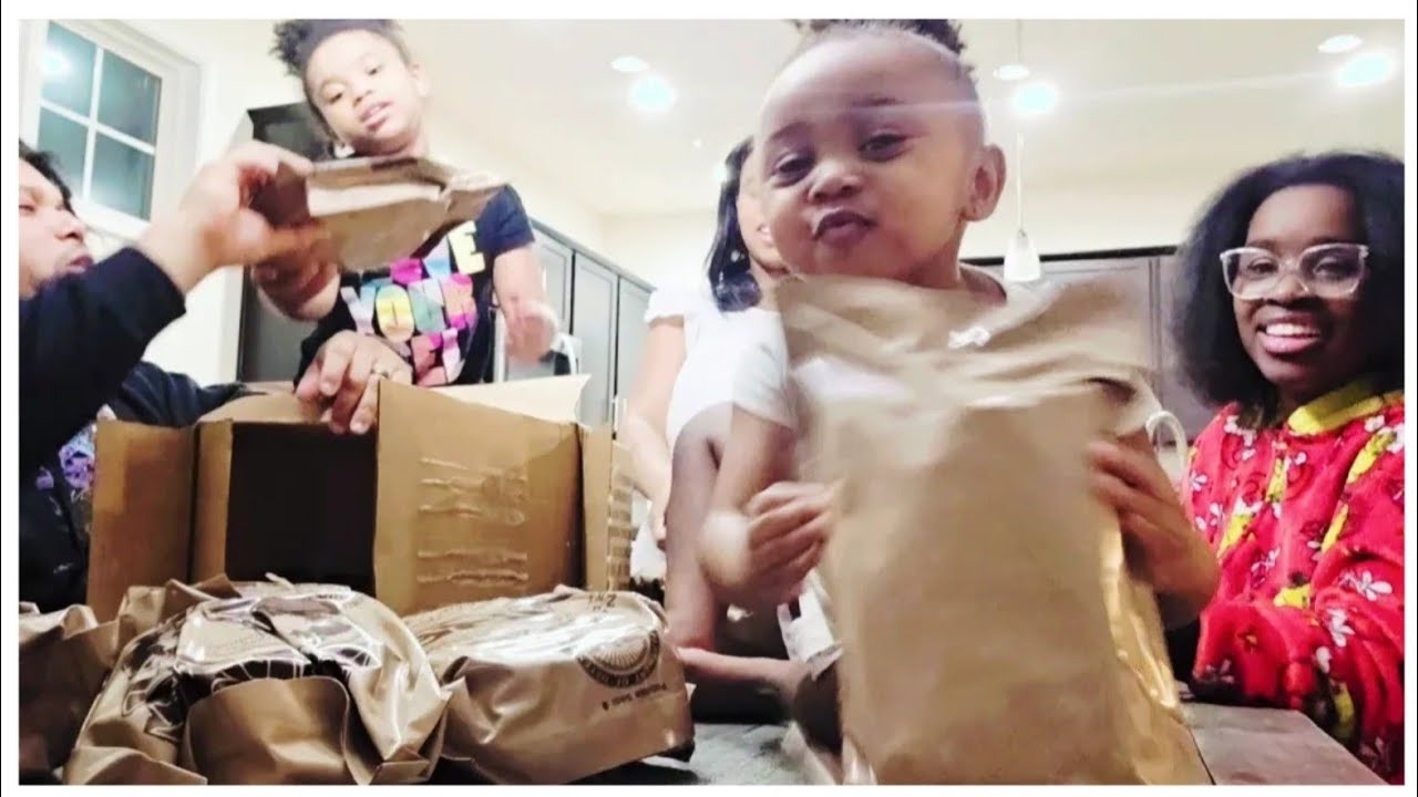 Introducing The Kids To A Little Piece Of Our Past (they tried MREs for the first time)