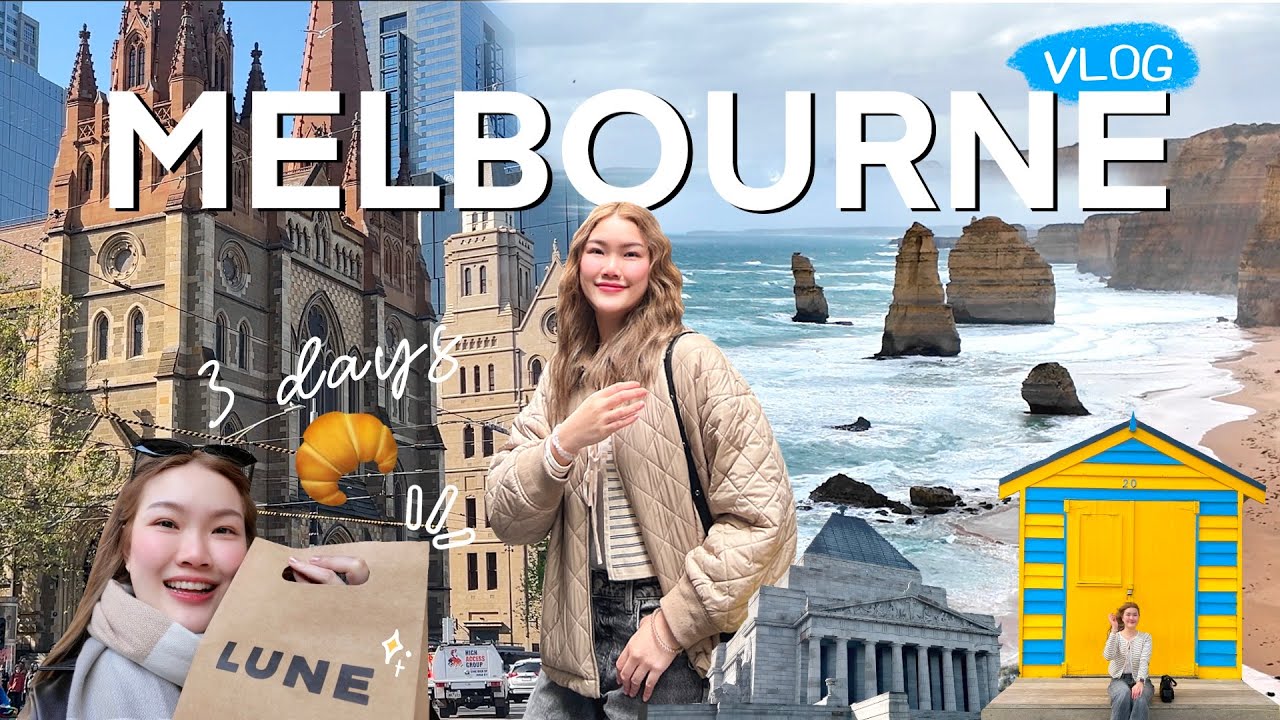 🇦🇺 3 days in Melbourne - กิน เที่ยวในเมือง ทัวร์ Great Ocean Road บ้านสีๆ Brighton Beach (TH/EN)