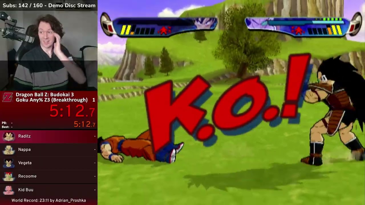 Dragon Ball Z: Budokai 3 - Goku Any% (Z3, Breakthrough) Speedrun in 48:27