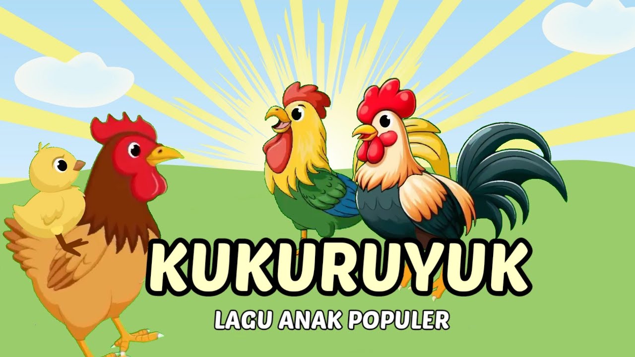 Kuku Kukuruyuk 🐓 Lagu anak anak terpopuler ~ Lagu anak indonesia