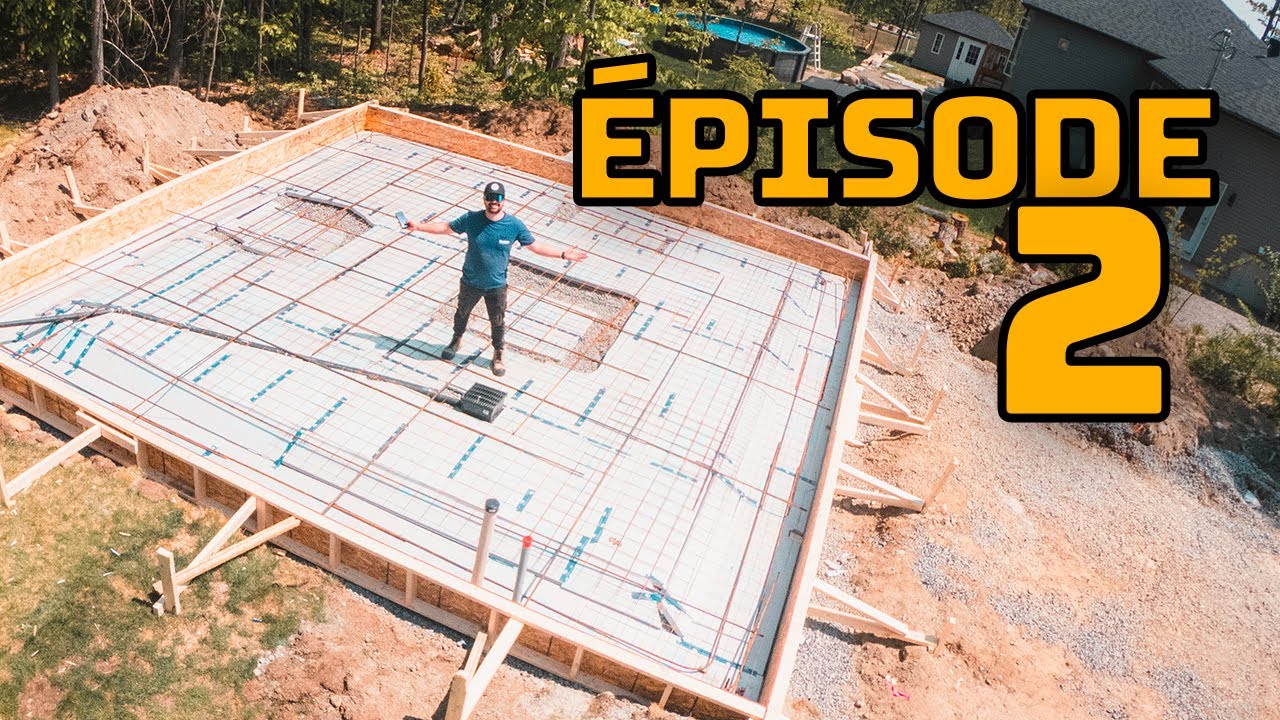 Auto Construction d'un Garage EP2 | On fait une dalle Monolithique