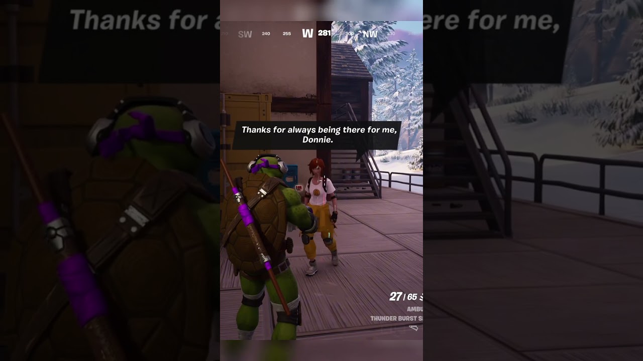 Hidden Dialogue With The TMNT Skins in Fortnite!💚🐢 #fortnite #tmnt