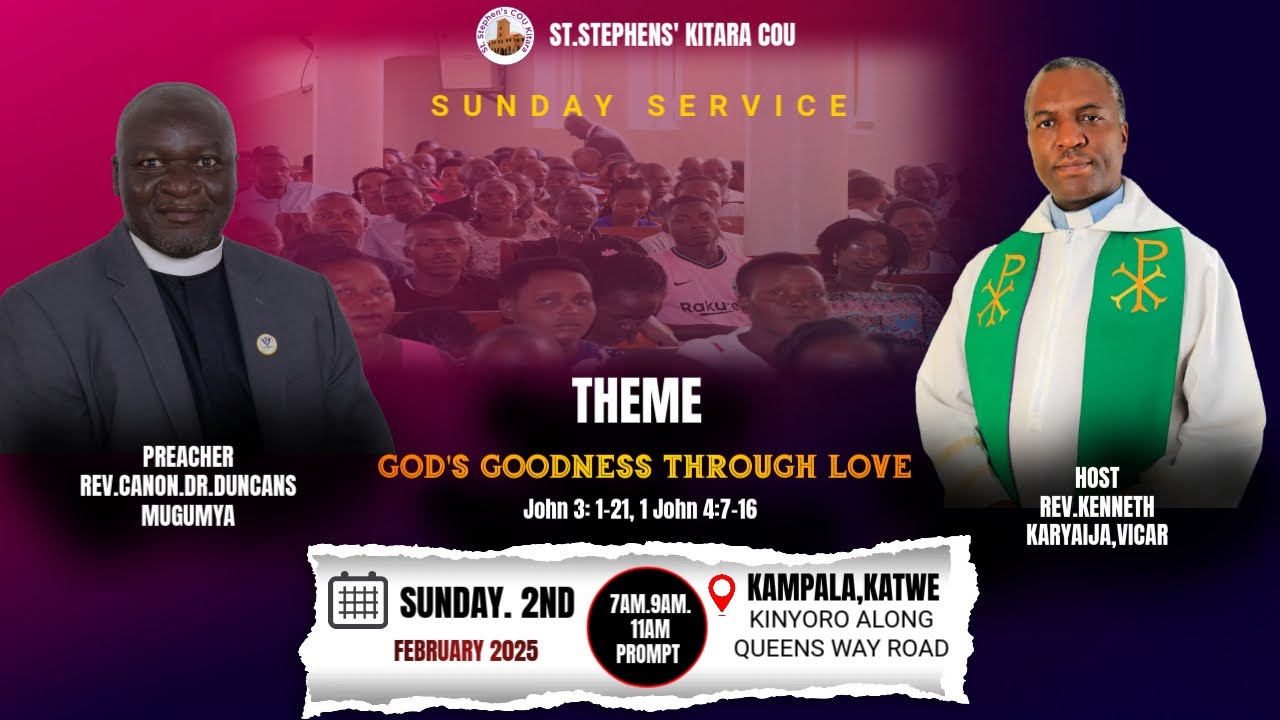 RUNYAKITARA SERVICE - PREACHER: REV.CANON.DR.DUNCANS MUGUMYA