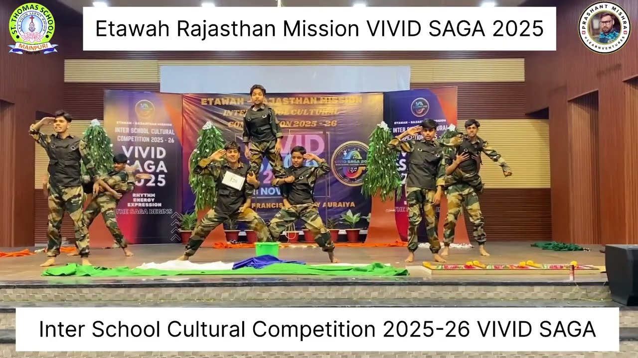 Senior boys group dance | Vivid Saga 2025 | St. Thomas School | Inter School Cultural Competition 