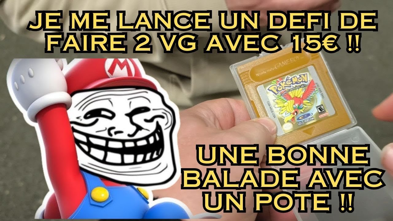#videgrenierlive  ! je tente un défi avec 15 € en poches sur 2 VG !!
