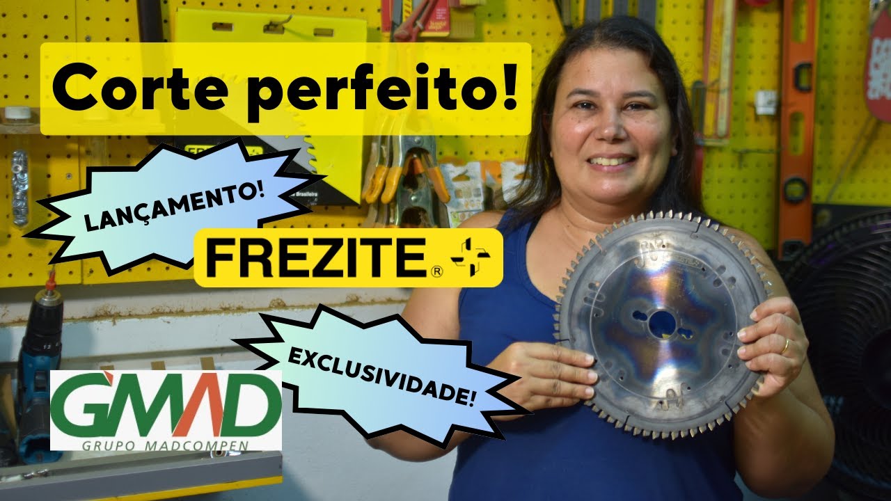 Novo disco de serra da Frezite perfeito para serra de bancada - exclusividade GMAD