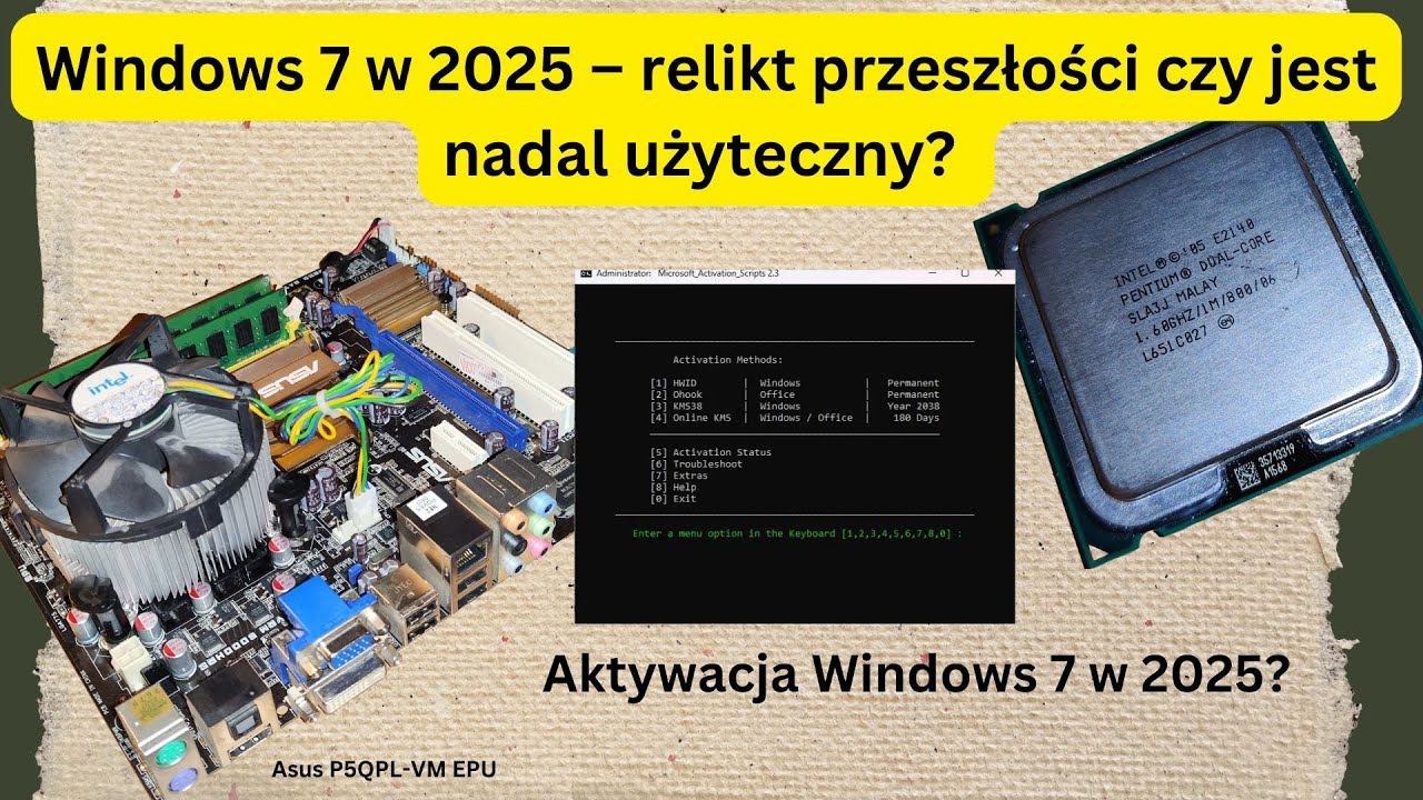 Windows 7 w 2025? Instalacja, Aktywacja i Testy Supermium! 🚀
