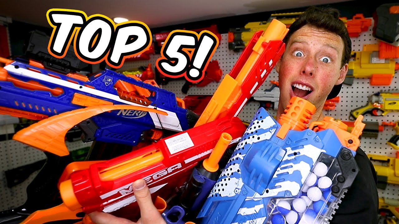 ТОП-5 ружей Nerf! (Любимые, Худшие, До 30 долларов и Лучшие из каждой серии)