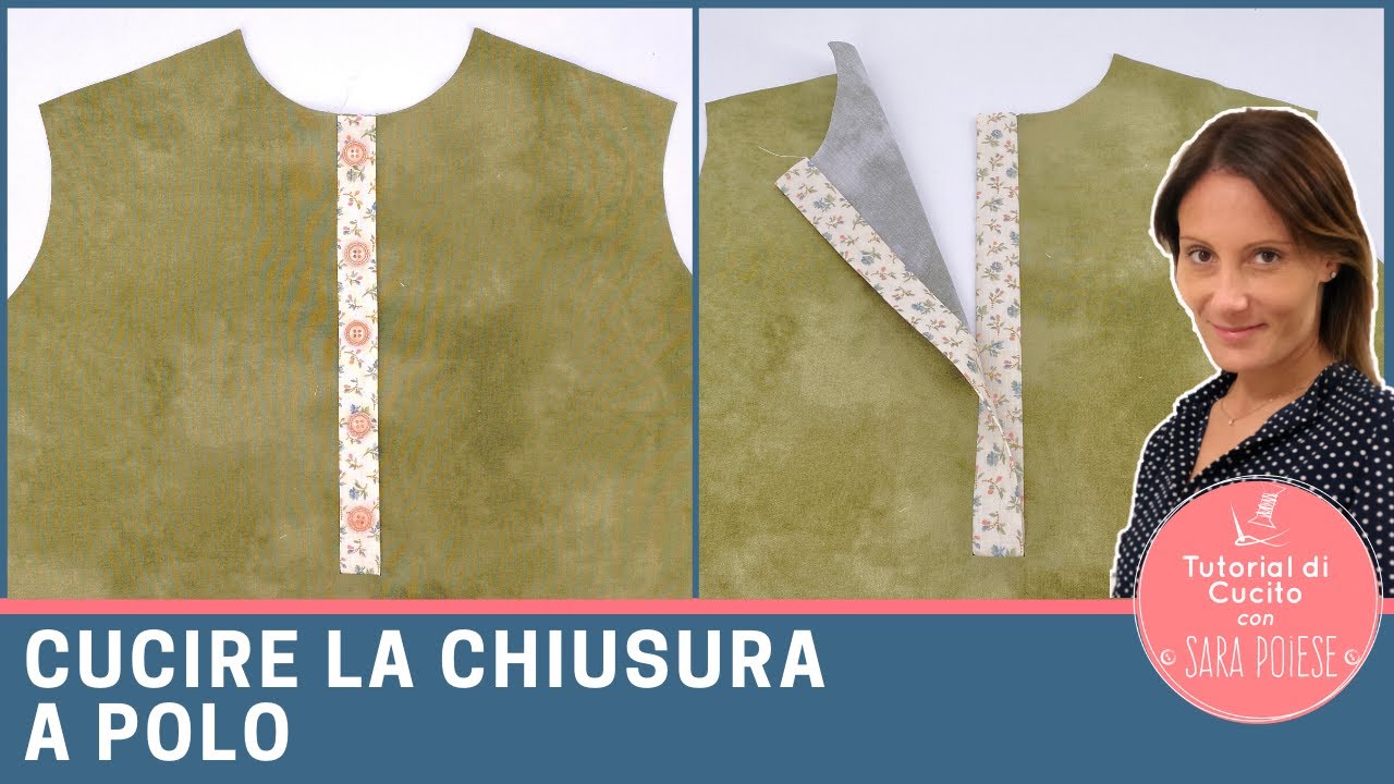 Come cucire la chiusura a polo | in sartoria con Sara Poiese