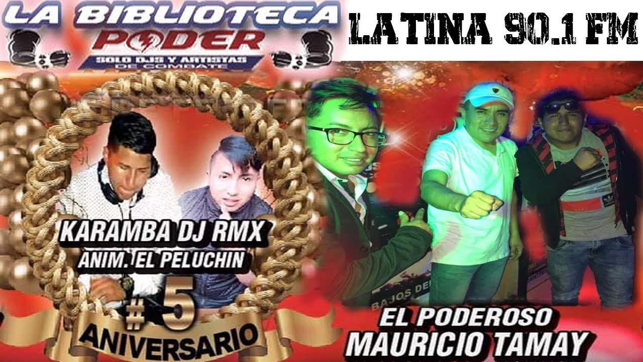 DJ KARAMBA 🔴EN VIVO (LATINA 90.1 FM)★(LENTOS Y TECNOS MIX)★