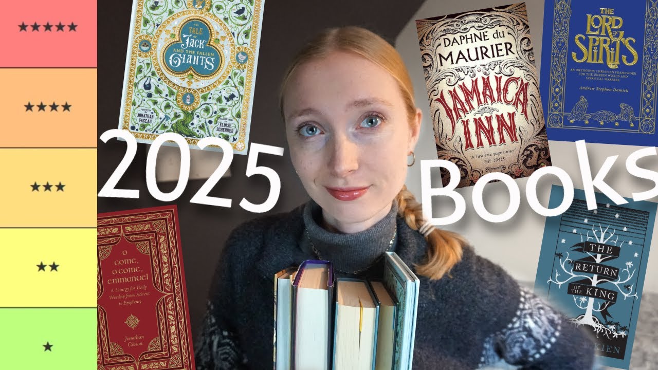 Tier ranking the books I read in 2025 - novels, self-help, Christianity