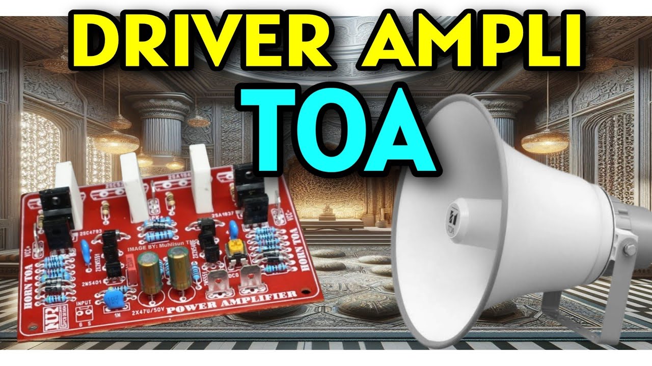 Driver Ampli TOA khusus horn toa