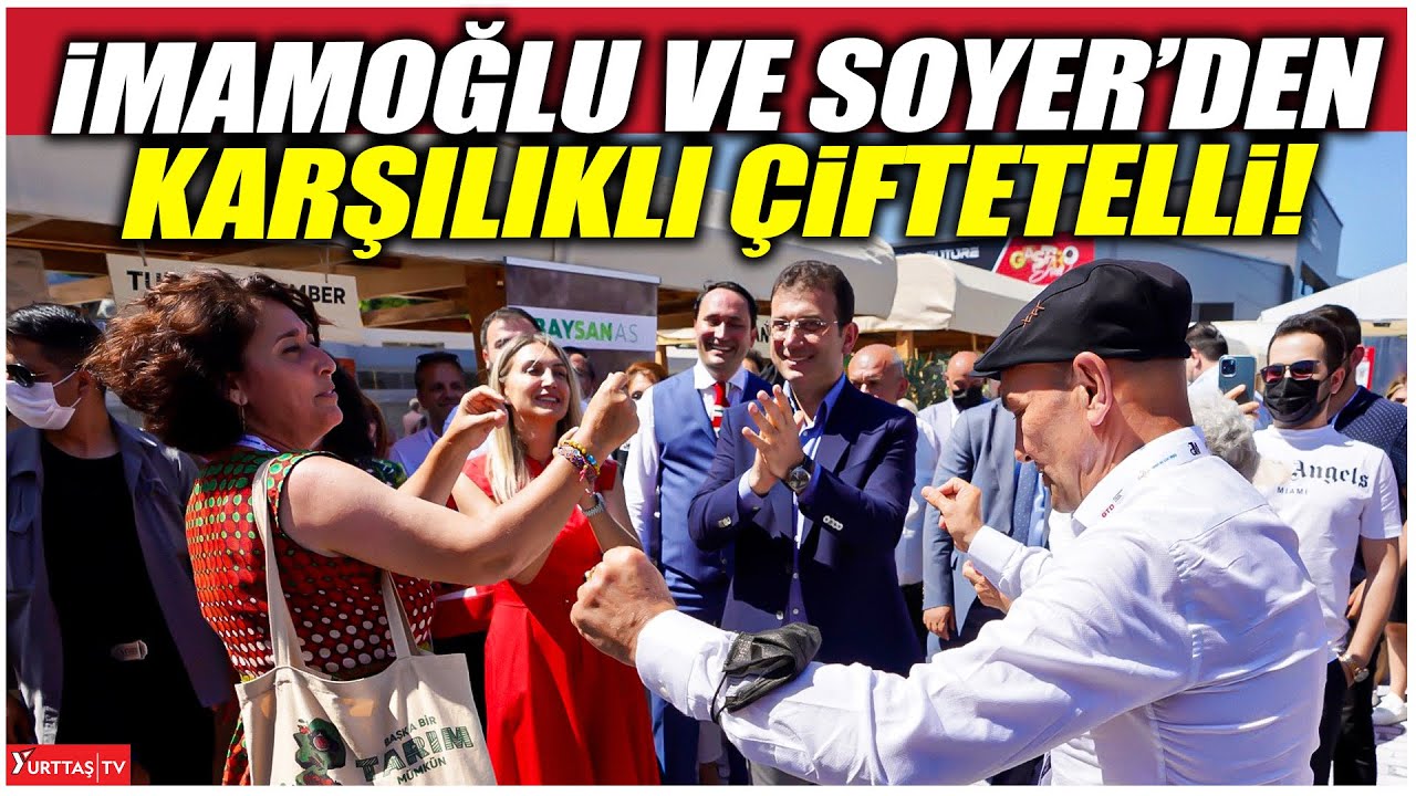İmamoğlu ve Soyer karşılıklı çiftetelli oynadılar! Müzisyenlere kahkaha attıran Erdoğan göndermesi!