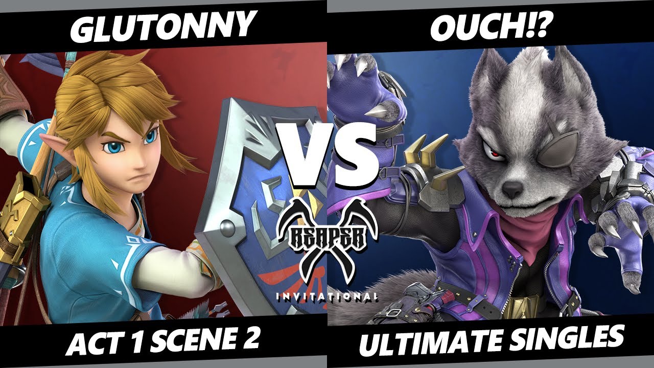 Reaper Invitational - Glutonny (Link) Vs. ouch!? (Wolf) Smash Ultimate - SSBU