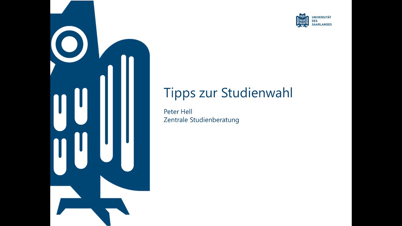 Zentrale Studienberatung - Tipps zur Studienwahl