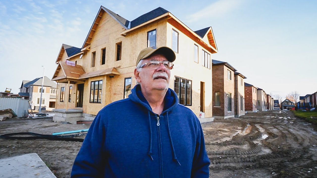Visitando una Obra de un NUEVO BARRIO EN CONSTRUCCIÓN 🏘️ ¿Cómo se Construyen las Casas en Canadá? 🇨🇦