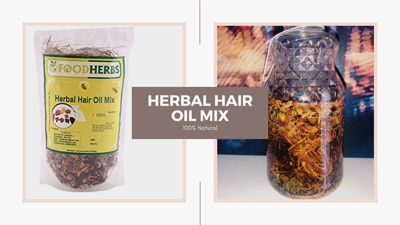 Herbal Hair Oil Mix
