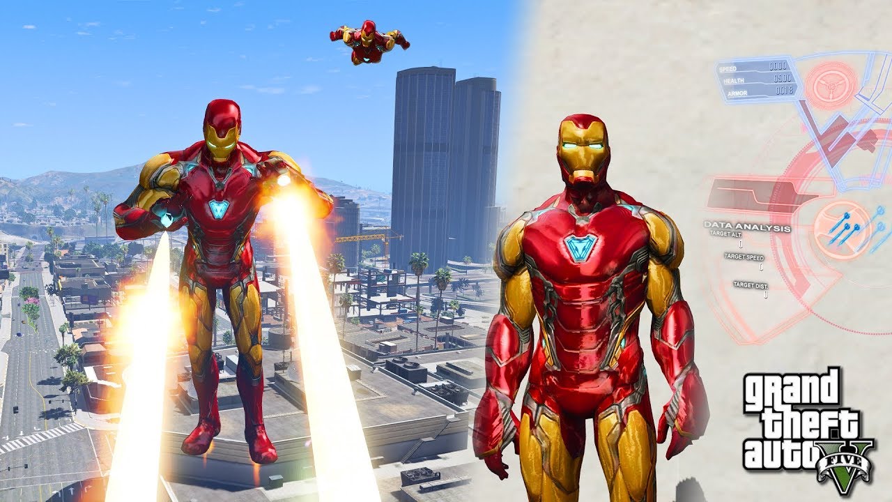 КАК УСТАНОВИТЬ МОД НА ЖЕЛЕЗНОГО ЧЕЛОВЕКА В GTA 5! MK85 - НОВЫЙ ЖЕЛЕЗНЫЙ ЧЕЛОВЕК В ГТА 5 МОДЫ