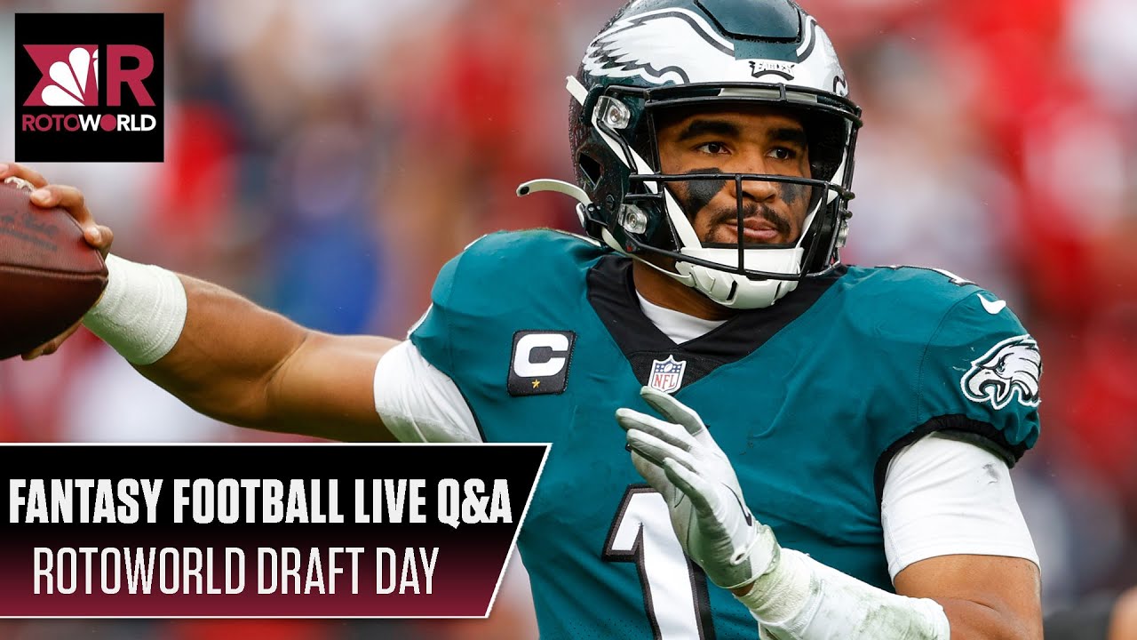 Fantasy Football Live Q&A with Patrick Daugherty and Denny Carter | Rotoworld Draft Day | NFL on NBC