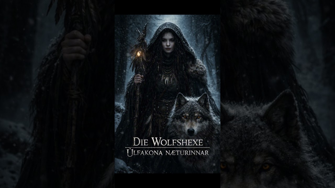 Die Wolfshexe / Úlfakona næturinnar - #vikings #wolf #wissen #glaube #nordischemythen 
