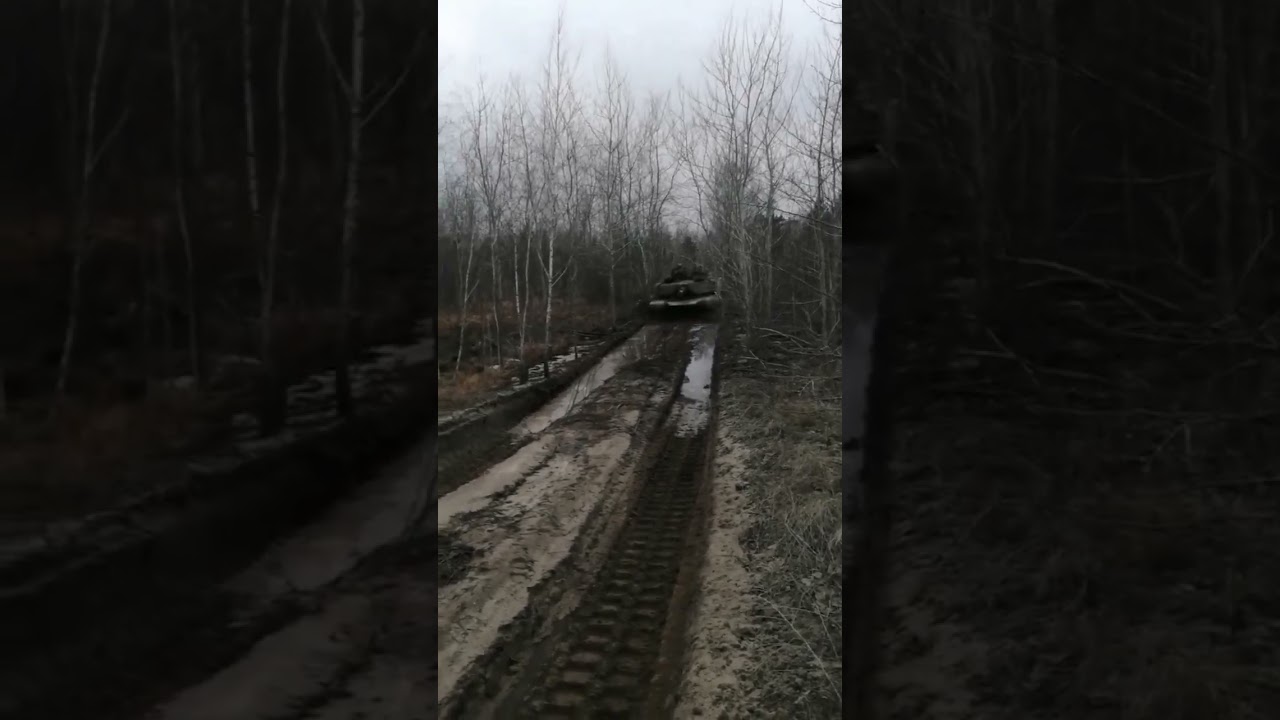American Abrams tank seen in Ukraine for the first time