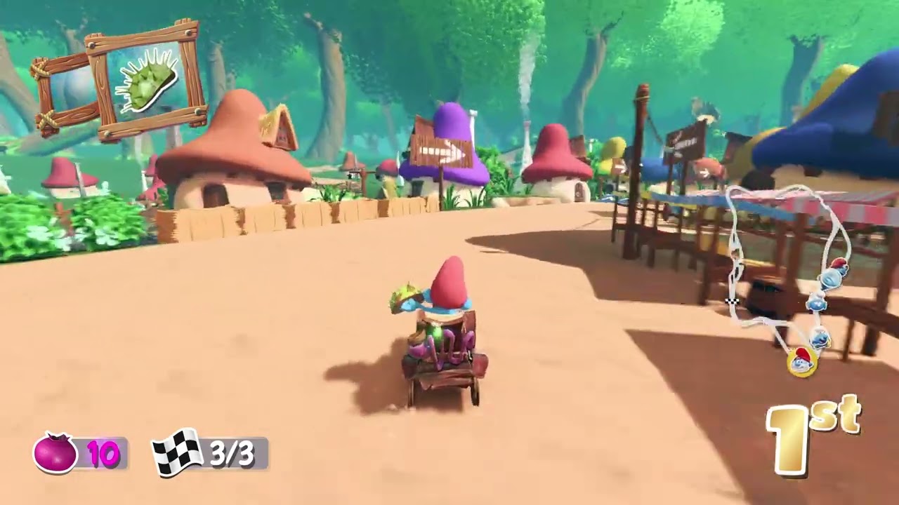 Smurfs kart smurfy Smurf sticker how to unlock 