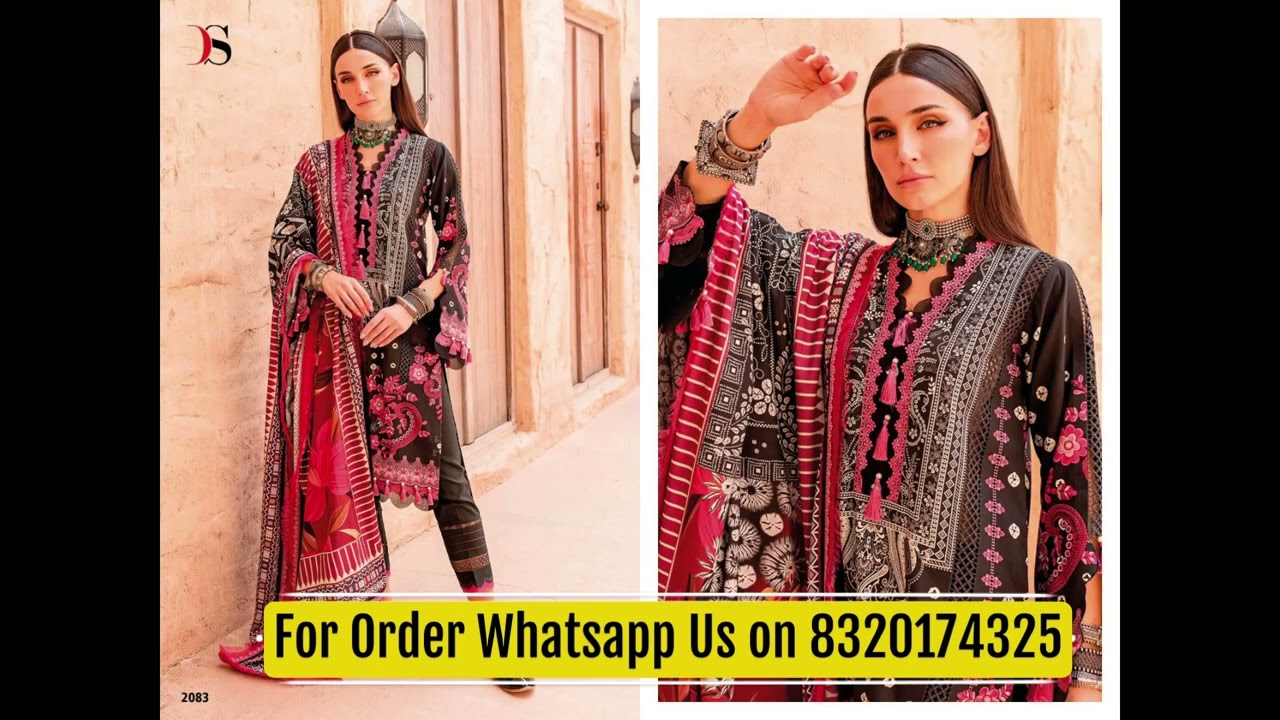 Deepsy Firdous Urbane 23  Pure Cotton Print With Embroidery Suit |Ramjzan Eid Special Pakistani Suit