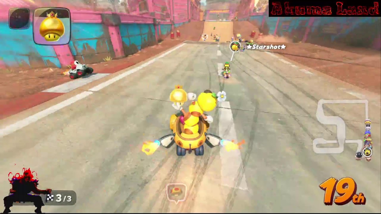 IMA' WIGGLER .!!!! Mario Kart WORLD w/@RyanRioga & Friends .!!!!!!