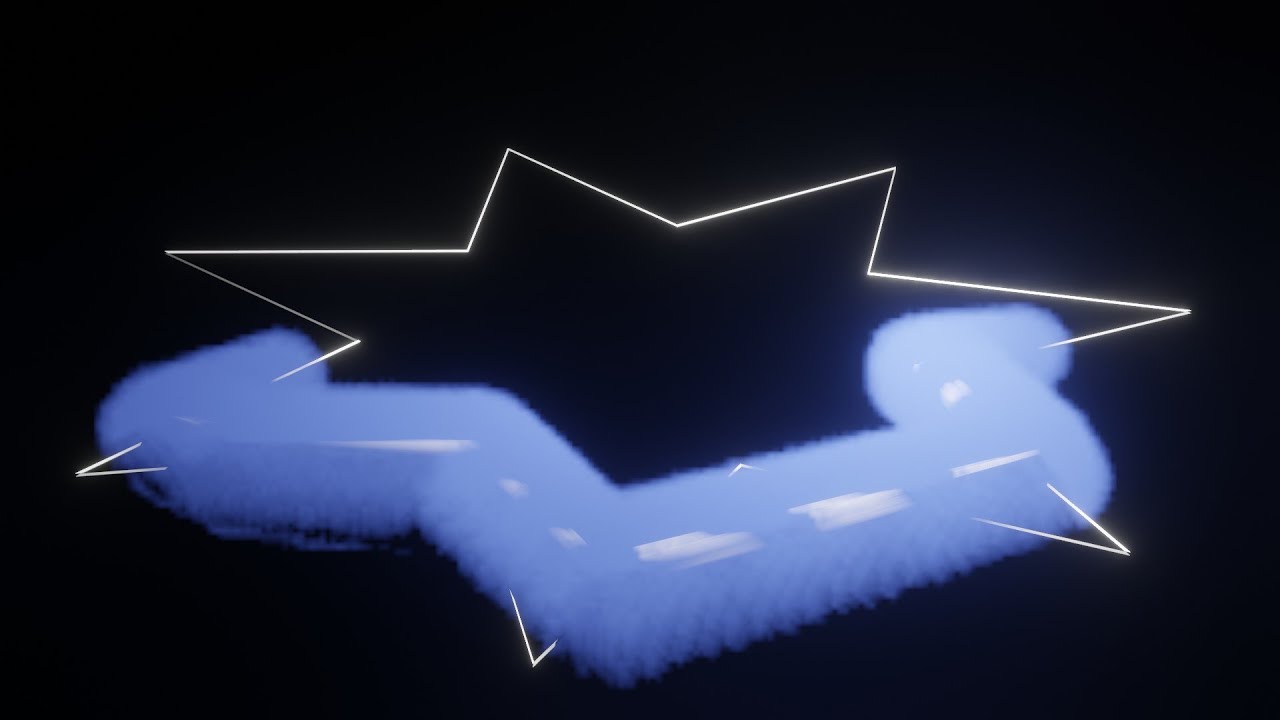 How to animate smoke along a curve in Blender Tutorial#blender #cg #tutorial #3d #blendertutorial