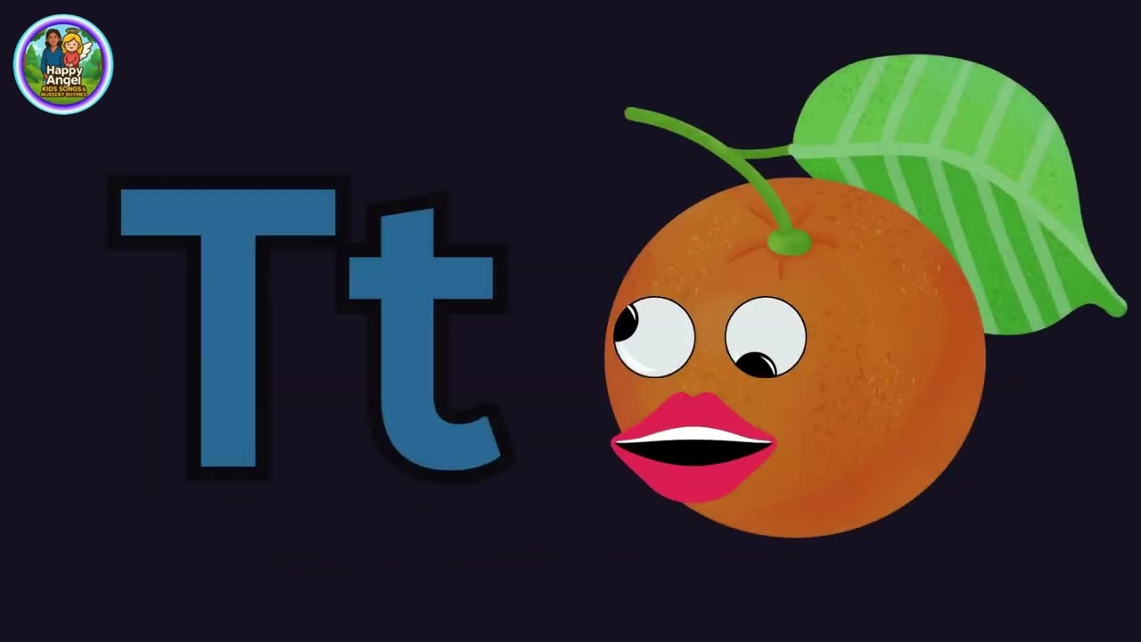 Phonics Song with TWO Words - A For Apple - ABC Alphabet Songs with Sounds for Children