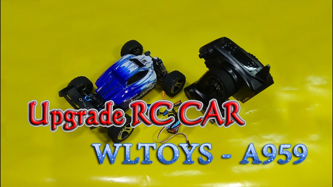 Как обновить WLtoys A959 1/18 RC автомобилей Brushless Max Speed