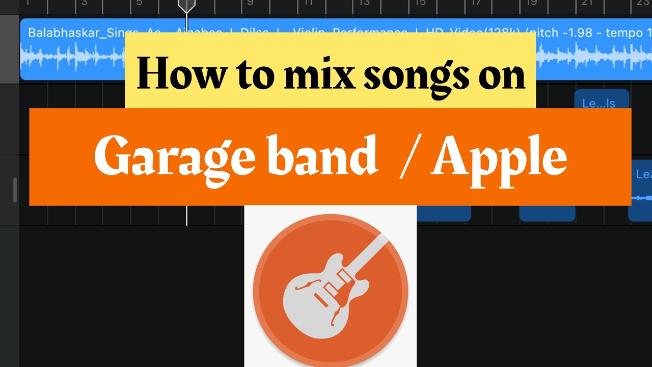 How to mix your songs on garage band malayalam | sabeel basheer |