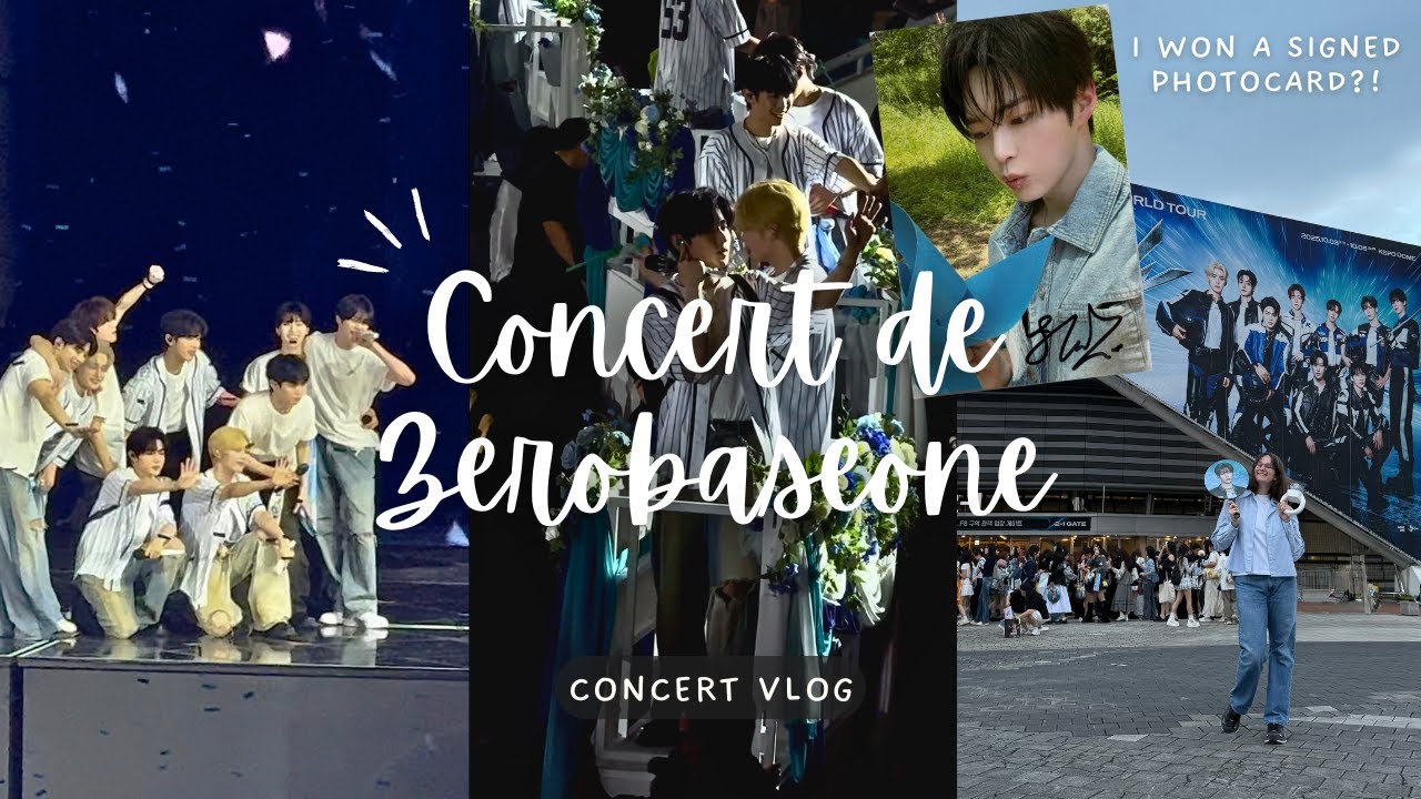 Zerobaseone Here & Now Tour ✩ vlog concert 5 ✩ pvt cor&eacute;e du sud