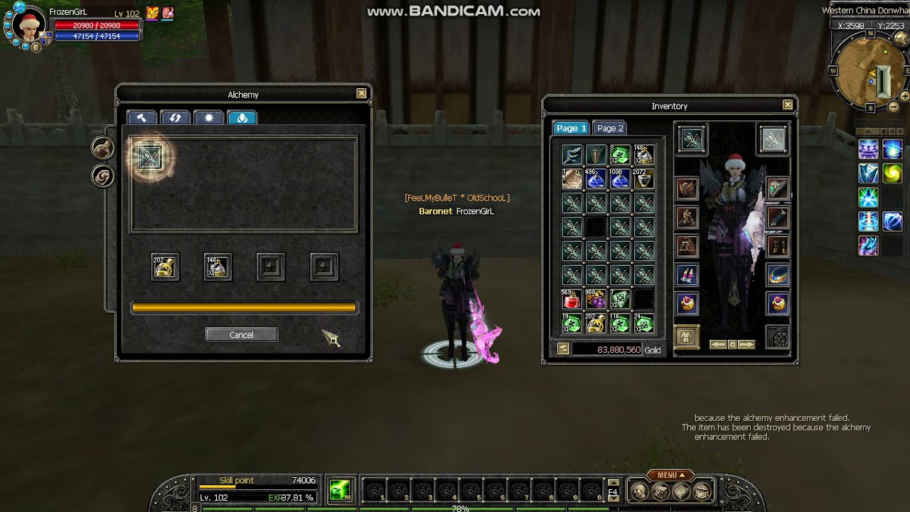 (TR) Silkroad Online Step Step Alchemy How To Made +6 Staff