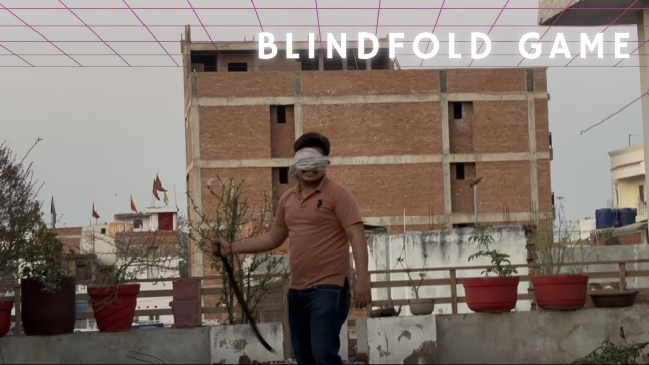 Blind fold game 😂😂