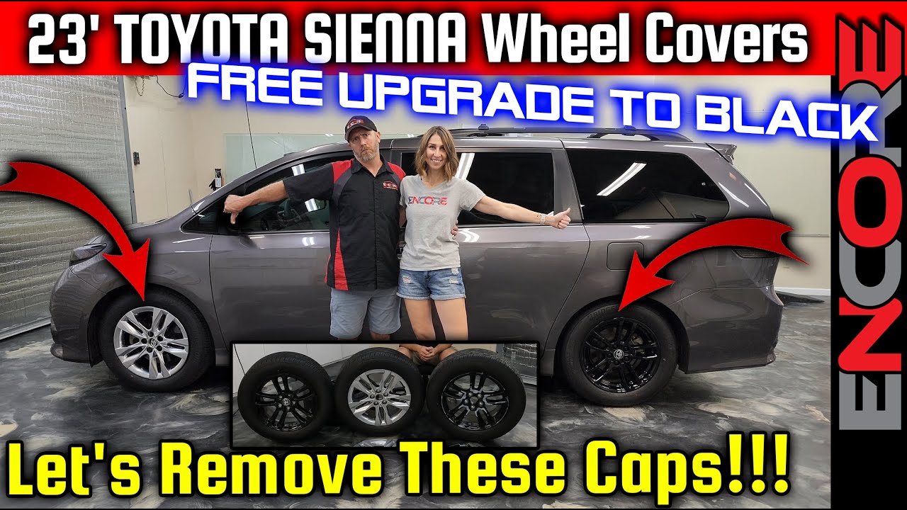Toyota Sienna REMOVING PLASTIC RIM COVERS / Hub Caps / Cladding