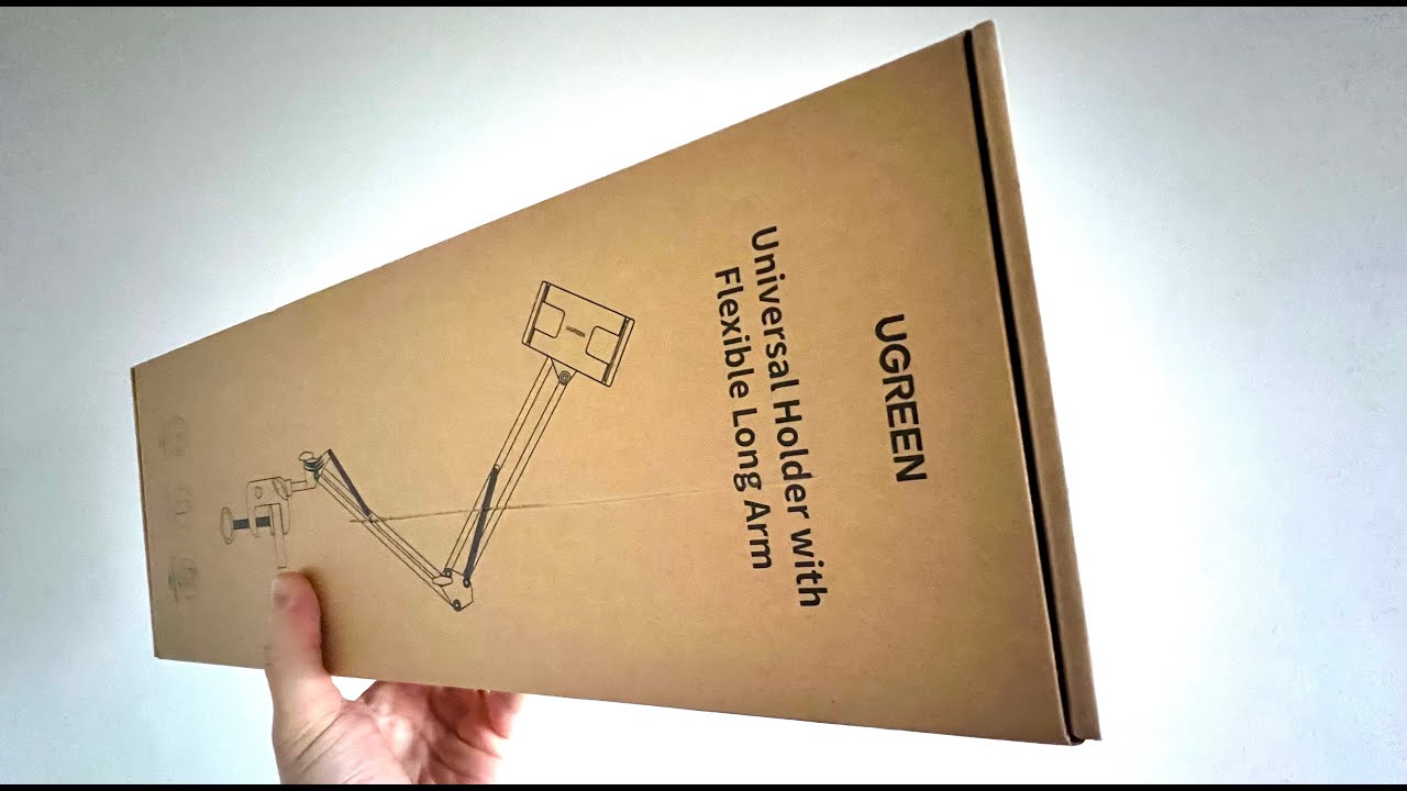 Ugreen universal holder with flexible long arm Unboxing