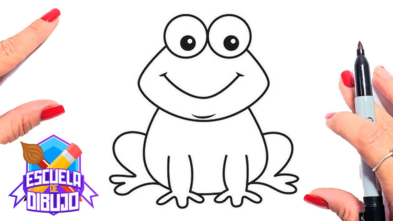 ¿Cómo Dibujar una RANA? 🐸🐸 Dibujo de un SAPO Paso a Paso 🦎🖍️
