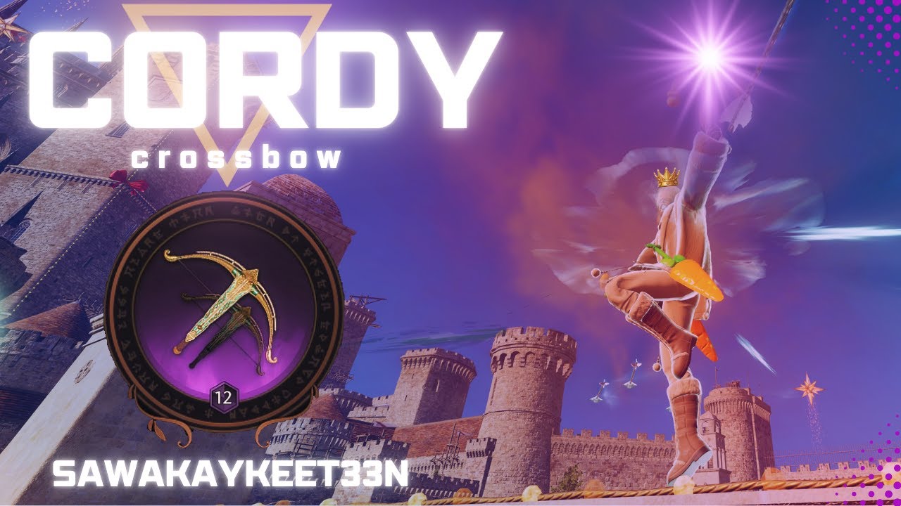 Throne & liberty | Giant Cordy Crossbow - First time SPIN | SAWAKAYAKEET33N
