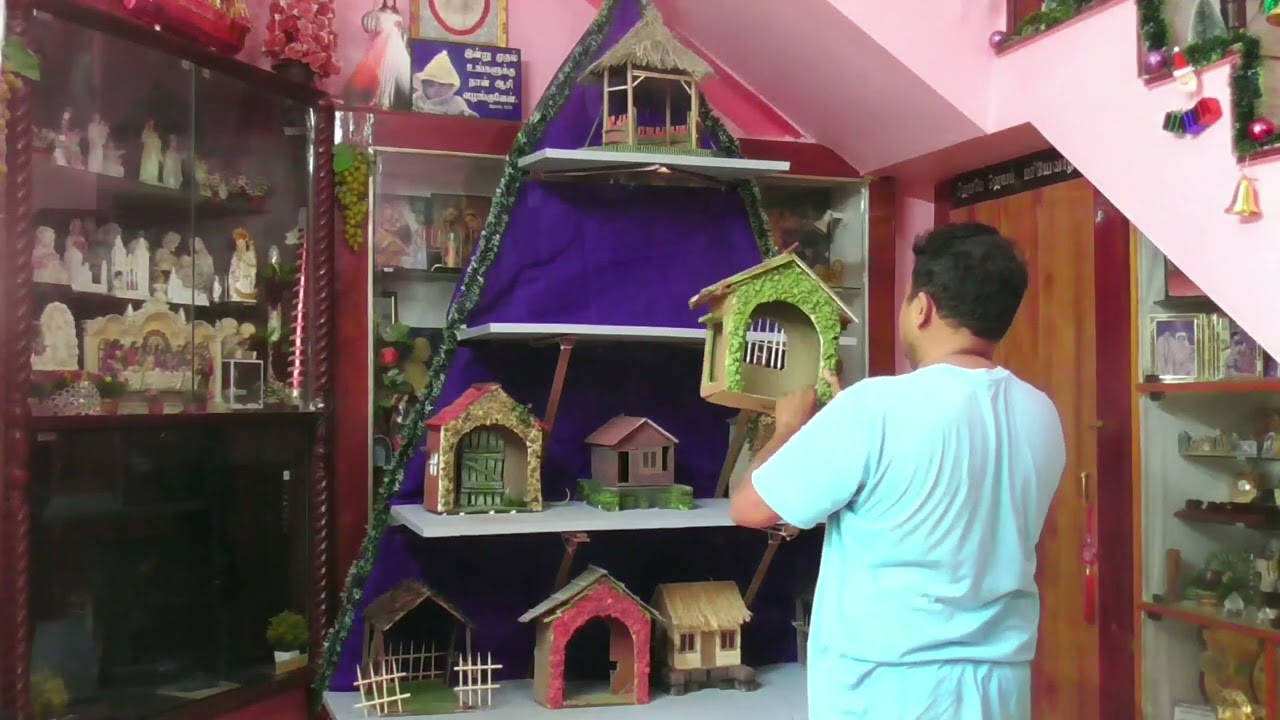 CRIB MAKING VIDEO 2025 | CHRISTMAS TREE CRIB | STEP BY STEP | AMALGIO | LOURTHUSAMY 