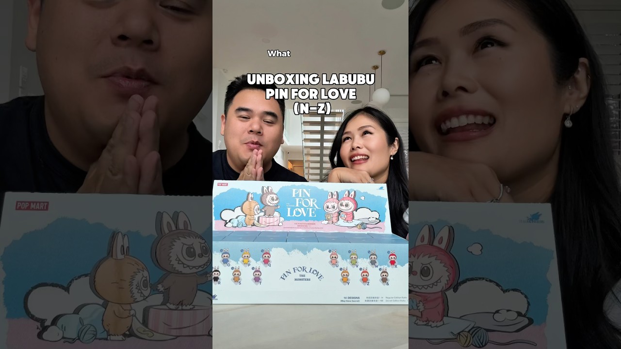 Finally #unboxing #blindbox the new #labubu #themonsters #popmart #pinforlove #labubupinforlove N-Z!